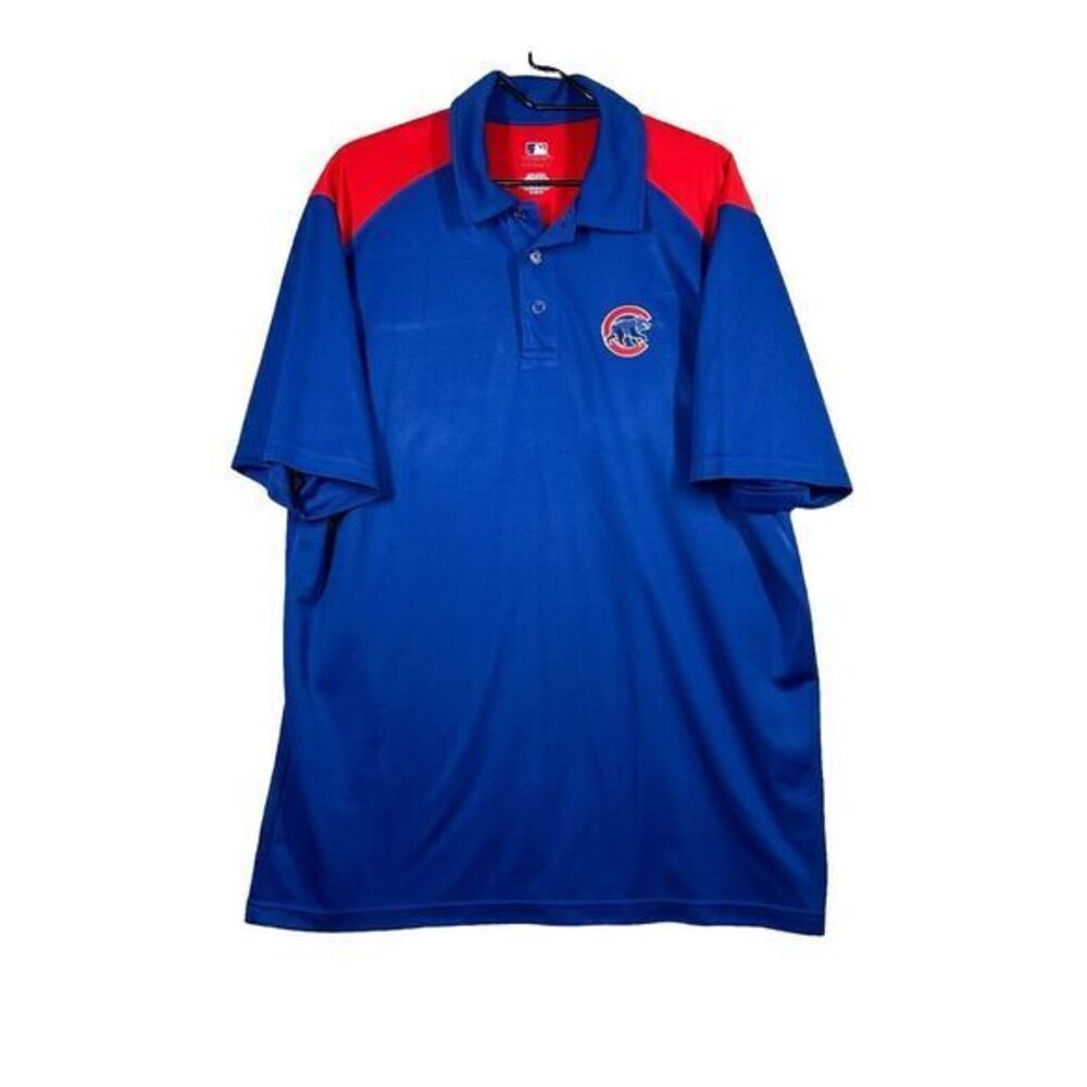 MLB Chicago Cubs‎ Baseball Polo Shirt Mens XL